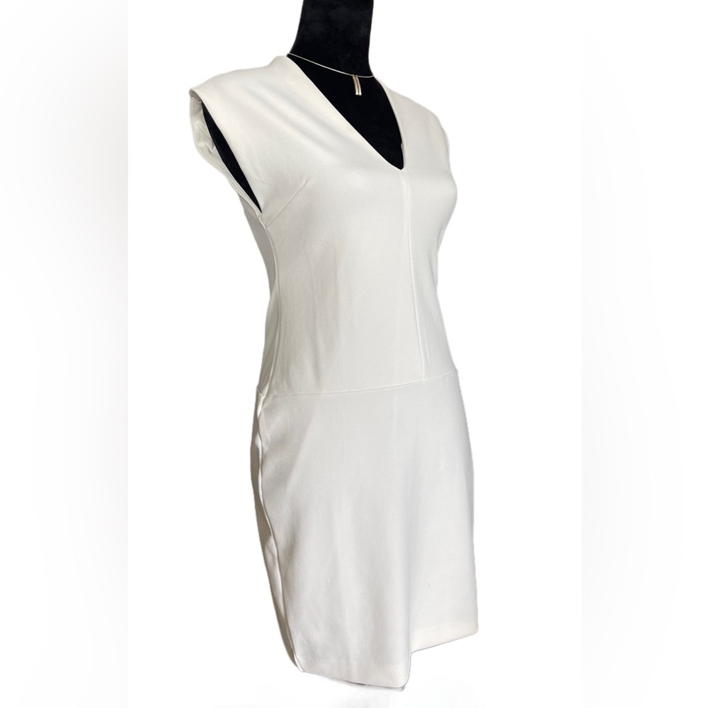 Mango Basics White Body-con Mini Dress Size XS